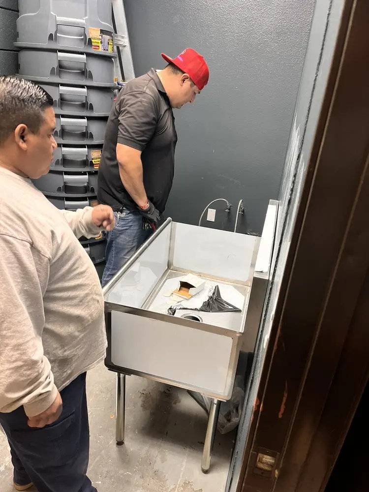 Commercial plumbing and sink installation in Strathmere